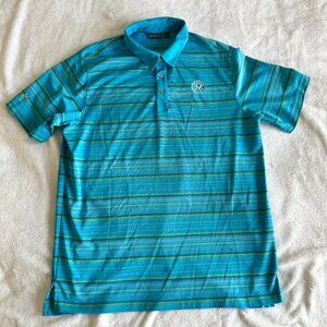 Ashworth Shadow Valley Polo Golf Shirt Men's Large